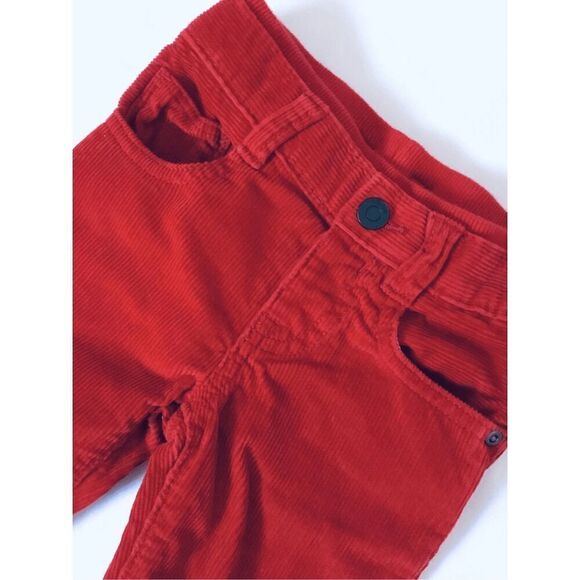 GAP BabyGap Infant Toddler 12-18 Months Corduroy Red Bottoms - Picture 2 of 3
